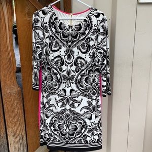 Elissa J polyester/spandex blend long sleeve dress